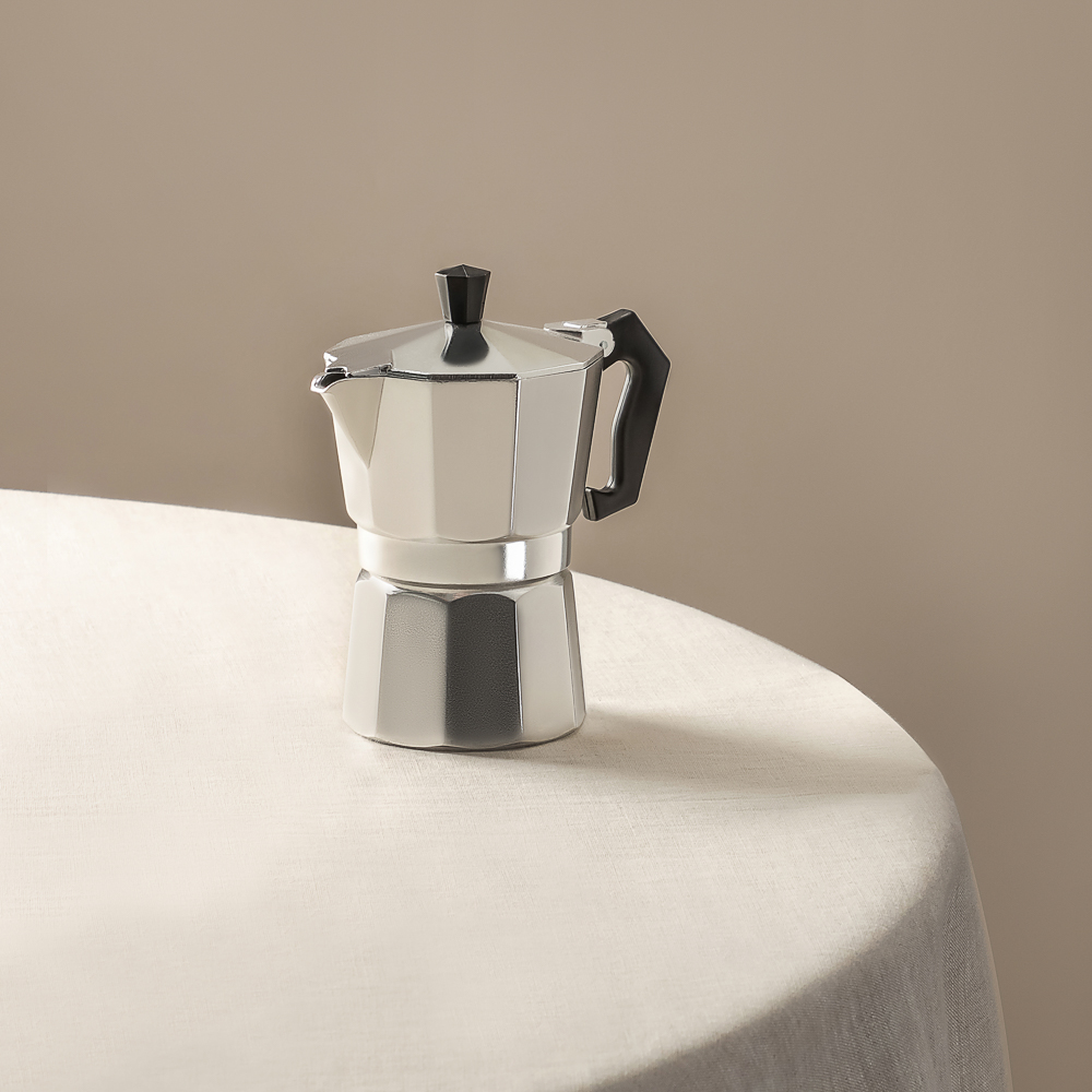 VETTA Кофеварка гейзерная, 3 чашки, алюминий(SGS), пластиковая ручка, арт.№ 850-129