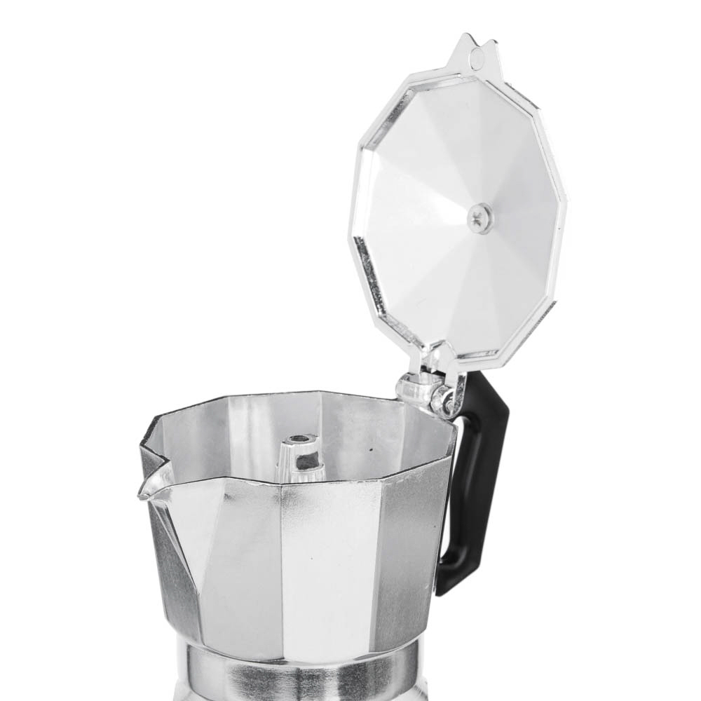 VETTA Кофеварка гейзерная, 3 чашки, алюминий(SGS), пластиковая ручка, арт.№ 850-129