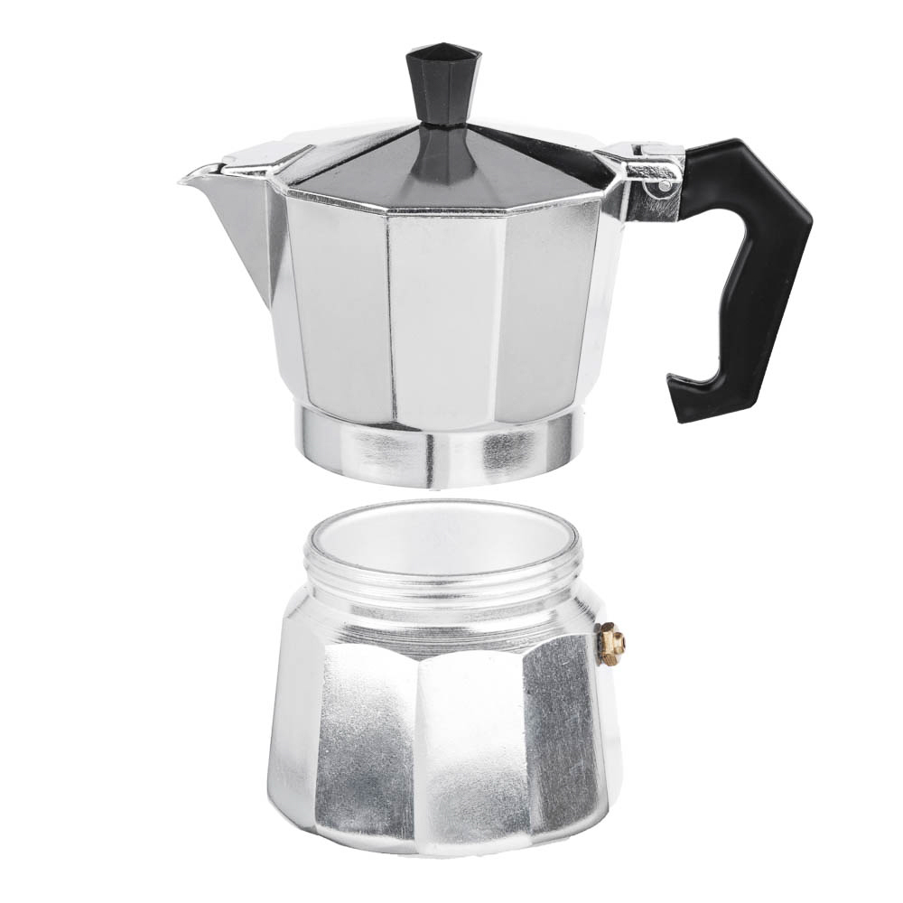 VETTA Кофеварка гейзерная, 3 чашки, алюминий(SGS), пластиковая ручка, арт.№ 850-129