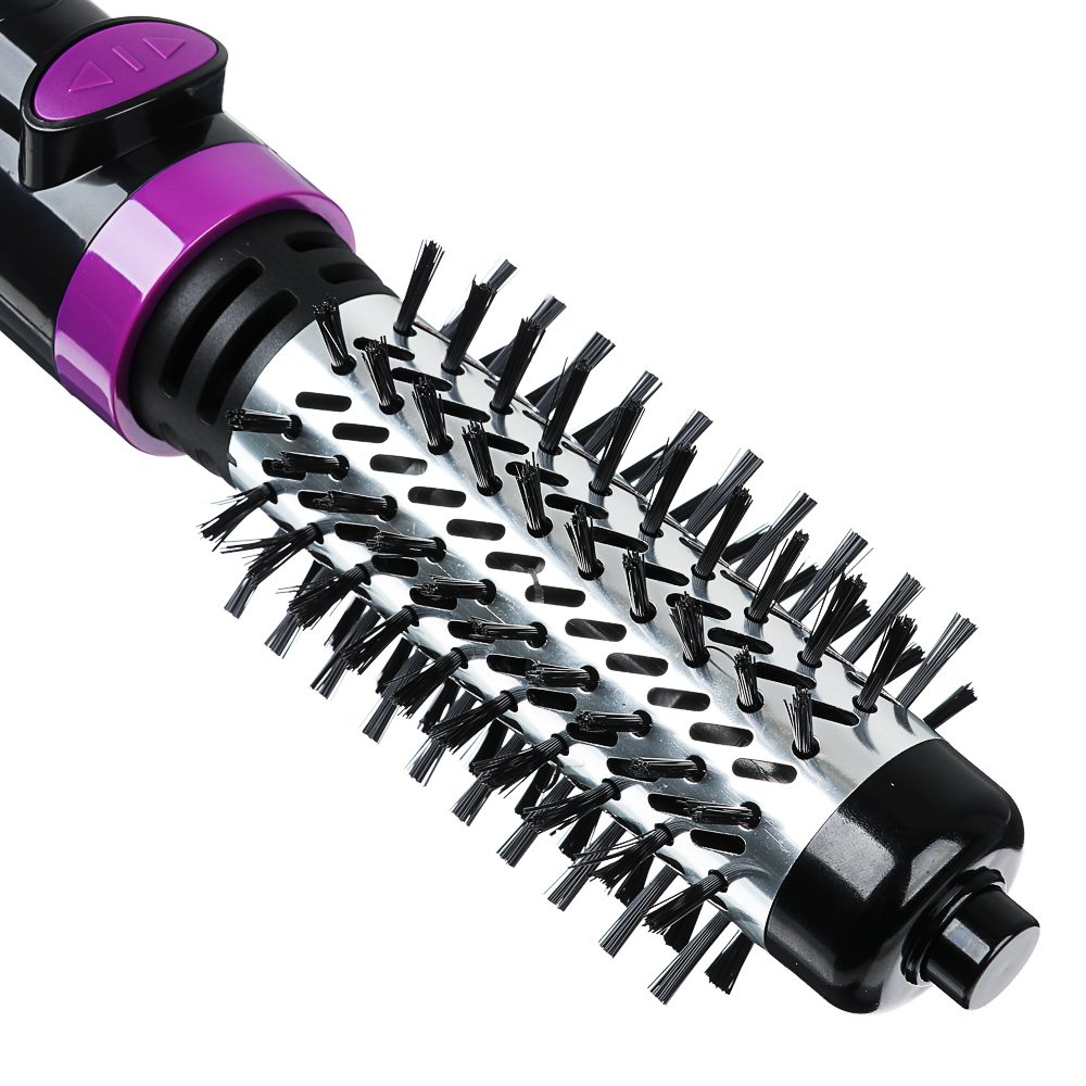 LEBEN Фен-щетка для волос, 1000Вт, 3 темп. реж., 2 скорости, автомат. вращение НТ-1002, арт.№ 259-130