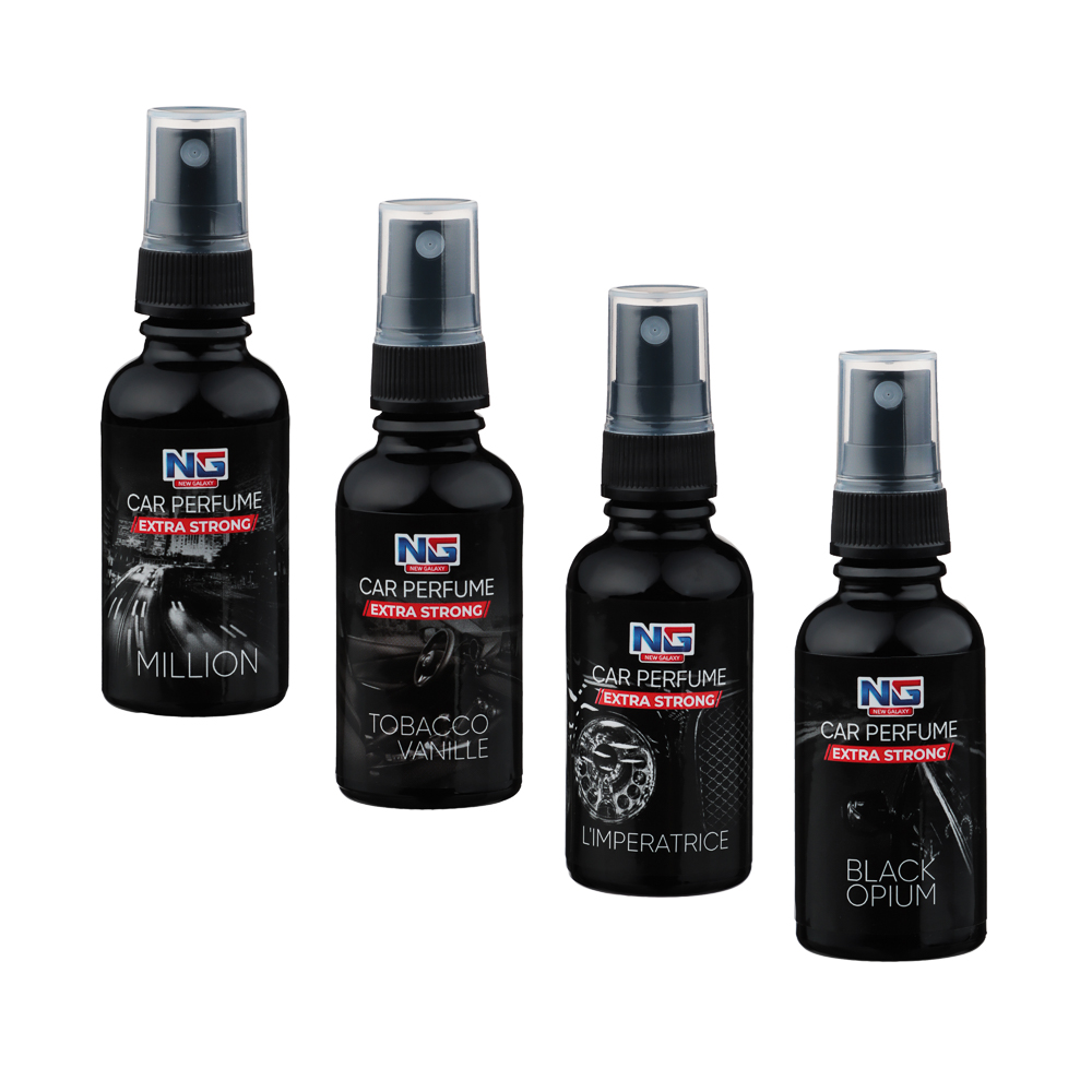 NEW GALAXY Ароматизатор спрей 30мл, по мотив. Million, Black Opium, Tobacco Vanille, Limpertrice, арт.№ 794-649