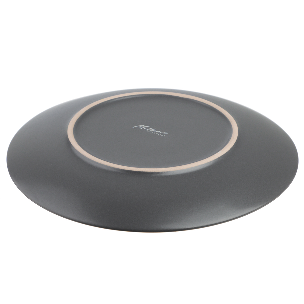 MILLIMI Тарелка десертная 20х2.5см, керамика, графит, арт.№ 824-159