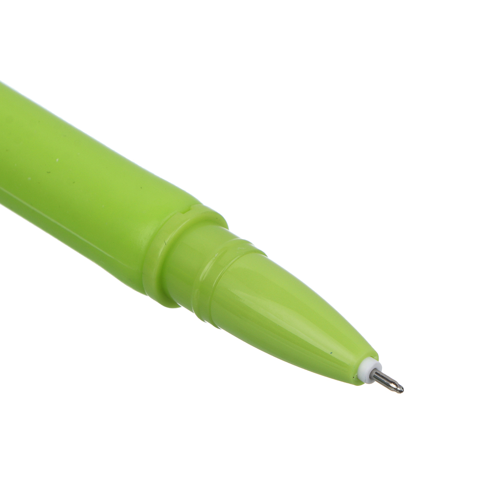 Ручка гелевая силиконовая синяя "Тюльпан", 6 видов, шоу-бокс, арт.№ 591-322