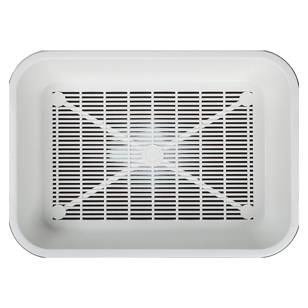 Туалет большой для кошек с решеткой 37x27x7см, арт.№ 273-506