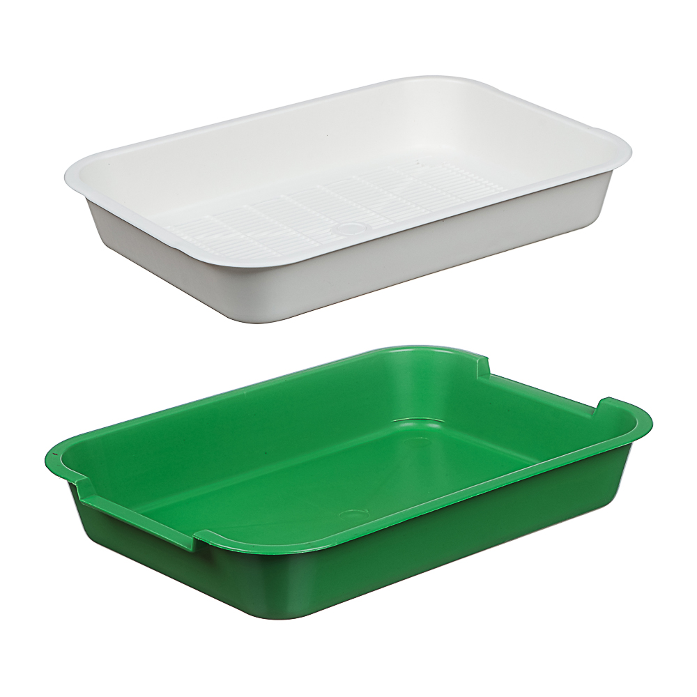 Туалет большой для кошек с решеткой 37x27x7см, арт.№ 273-506