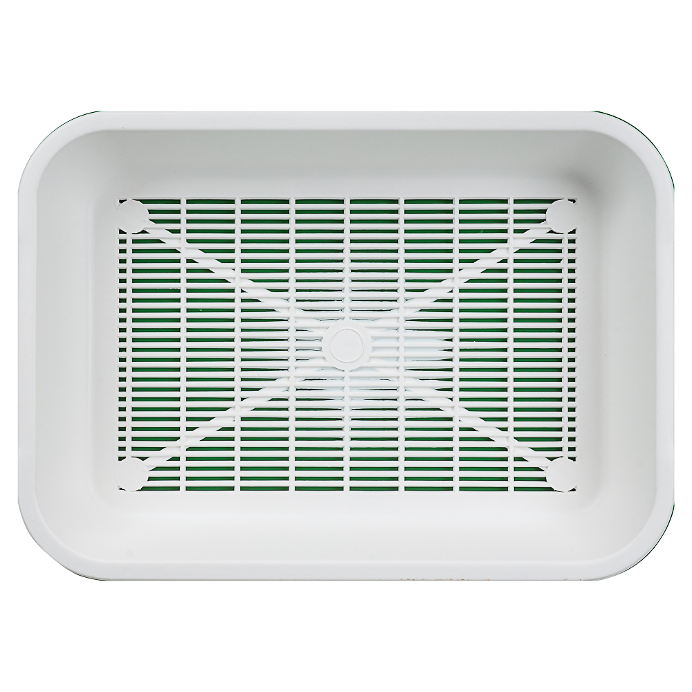 Туалет большой для кошек с решеткой 37x27x7см, арт.№ 273-506