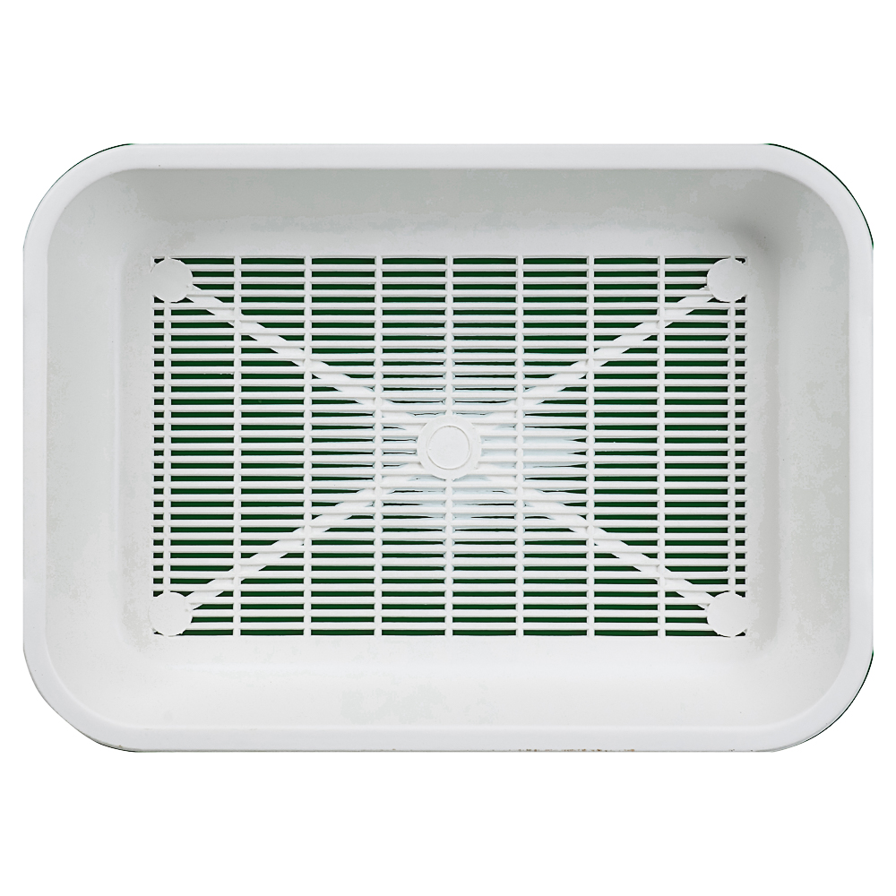 Туалет большой для кошек с решеткой 37x27x7см, арт.№ 273-506