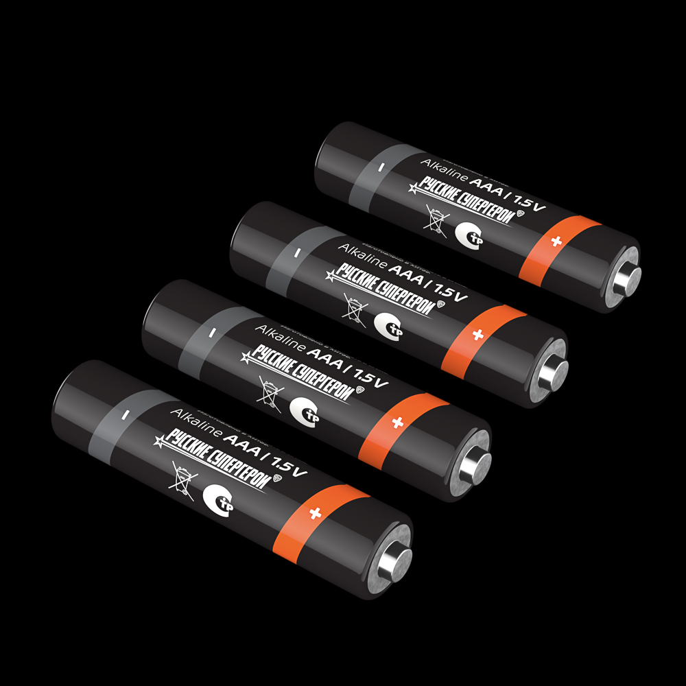 Батарейки AAA BY (LR03) 2шт в блистере, щелочные 1.5V, высокой ёмкости, арт.№ 917-111