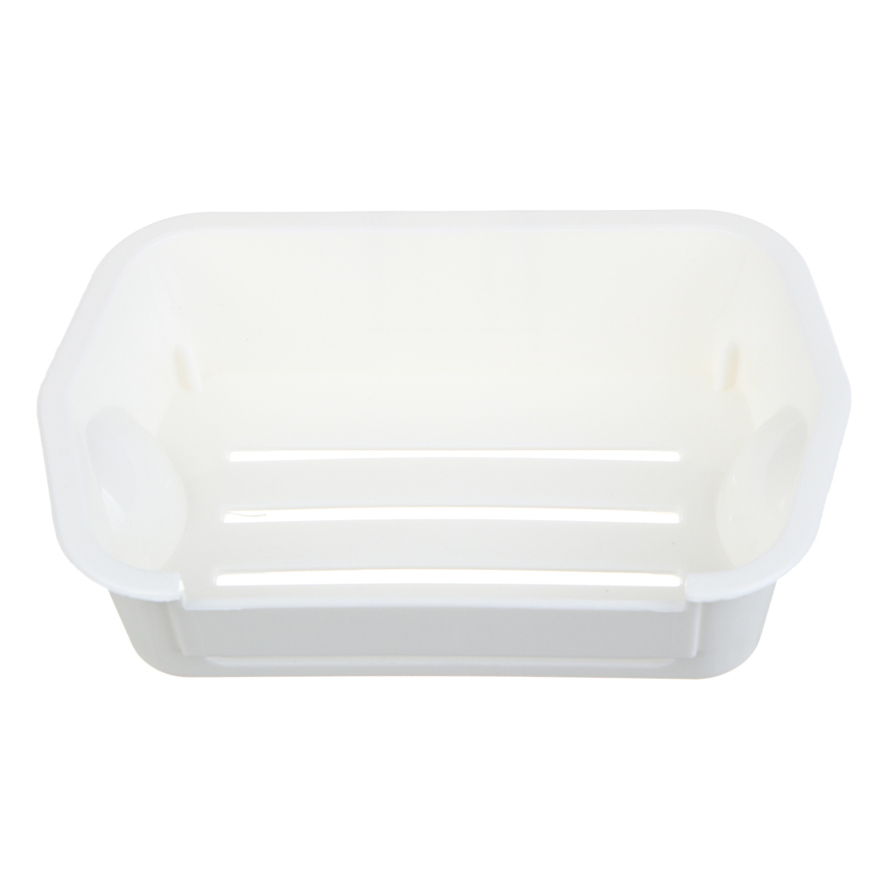 VETTA Classic Мыльница настенная, пластик, 15,5x10x3,5 см, молочный, арт.№ 478-309