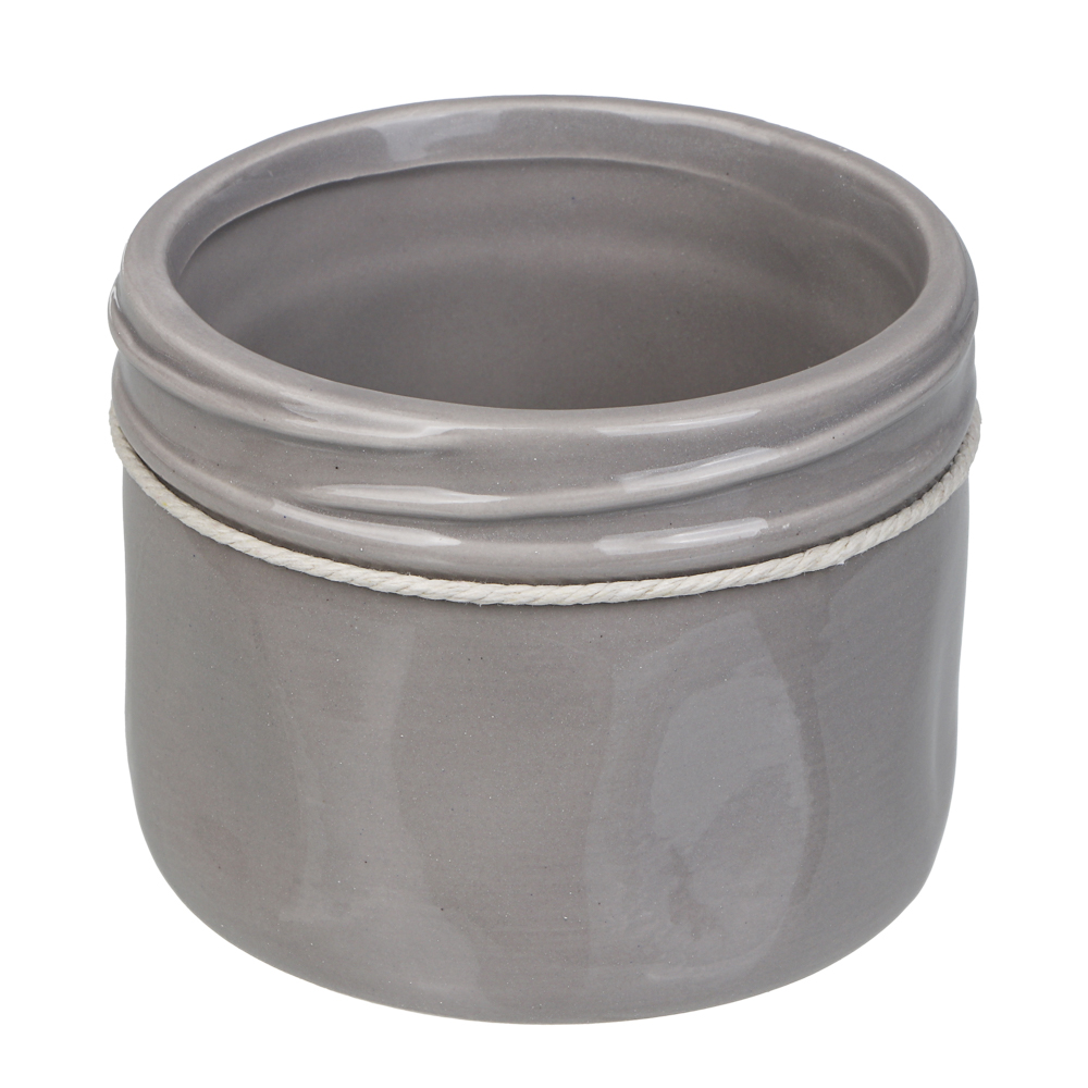 Кашпо тм INBLOOM, 8,5х10,5см, керамика, арт.№ 164-403