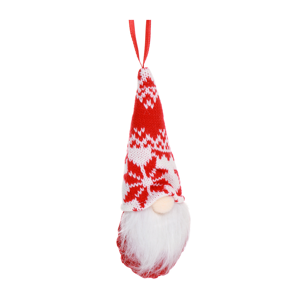 СНОУ БУМ Сувенир в виде гнома, 16х6 см, полиэстер, 4 дизайна, арт.№ 394-523