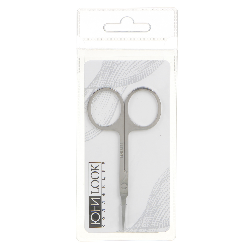 ЮНИLOOK Ножницы маникюрные для кутикулы c прямыми лезвиями, сталь, 8,8см, арт.№ 305-167