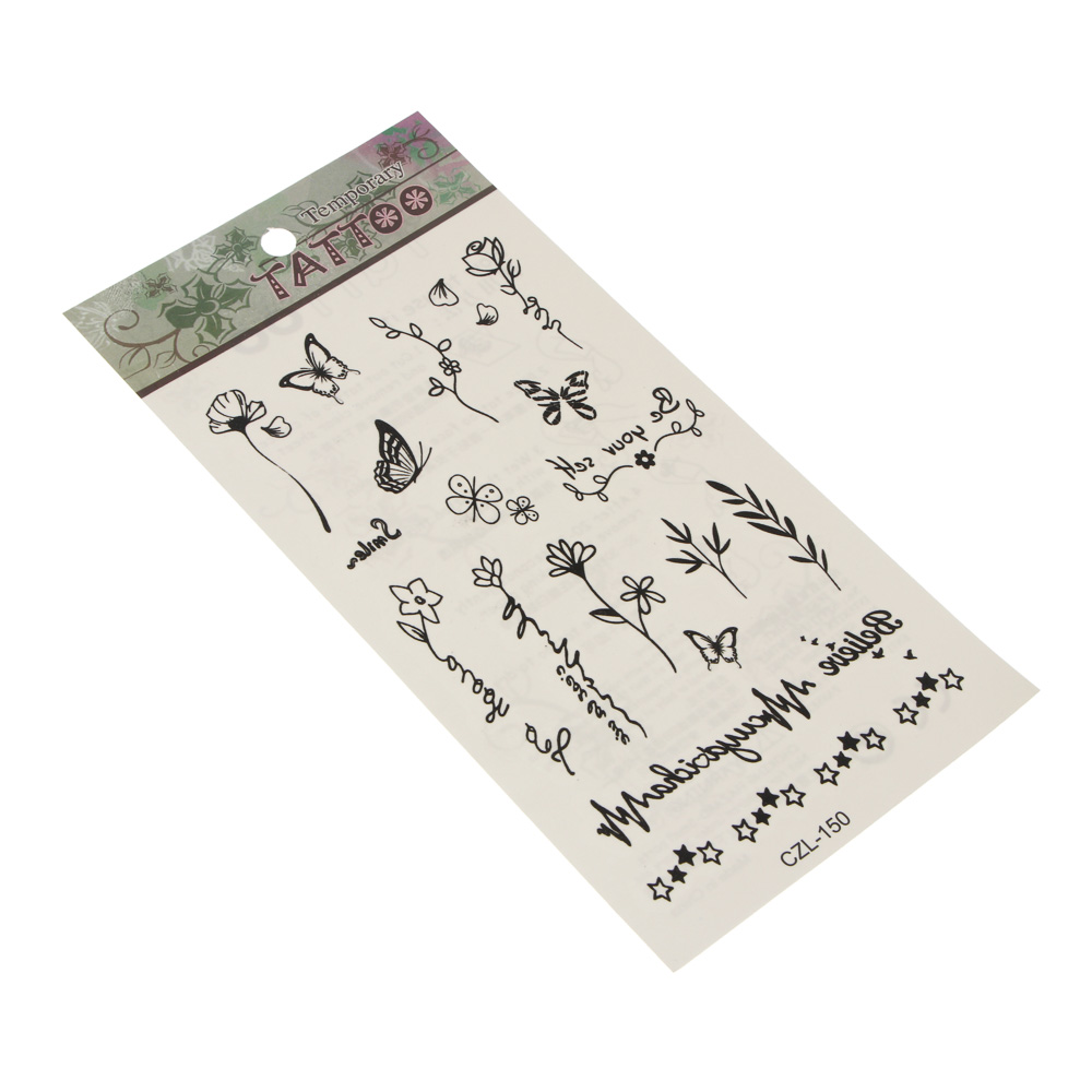 Тату переводные, тм ГАЛАМАРТ, 10x20 см, 21 дизайн, арт.№ 357-414