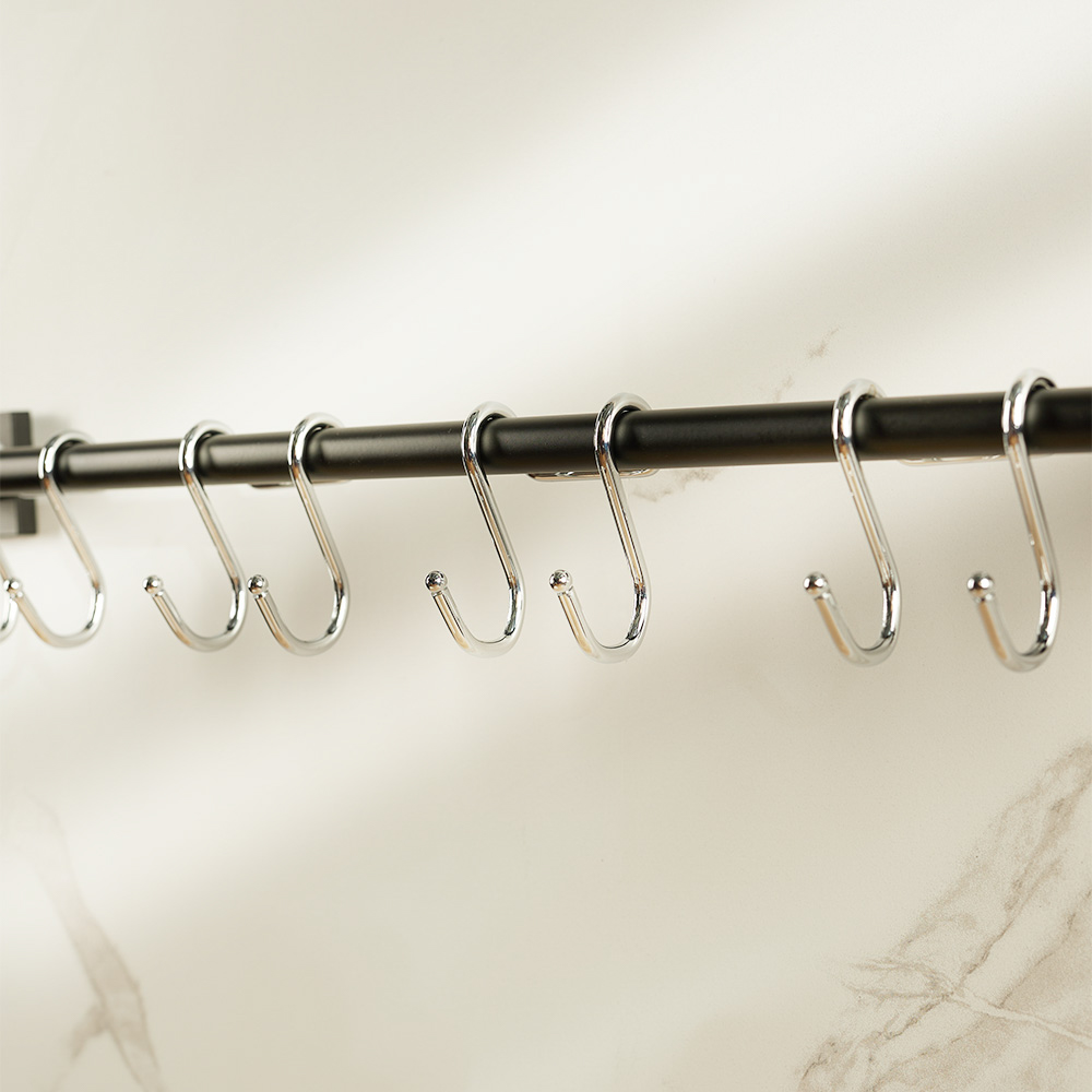 Крючок двойной тм VETTA, хромированная сталь, арт.№ 481-022