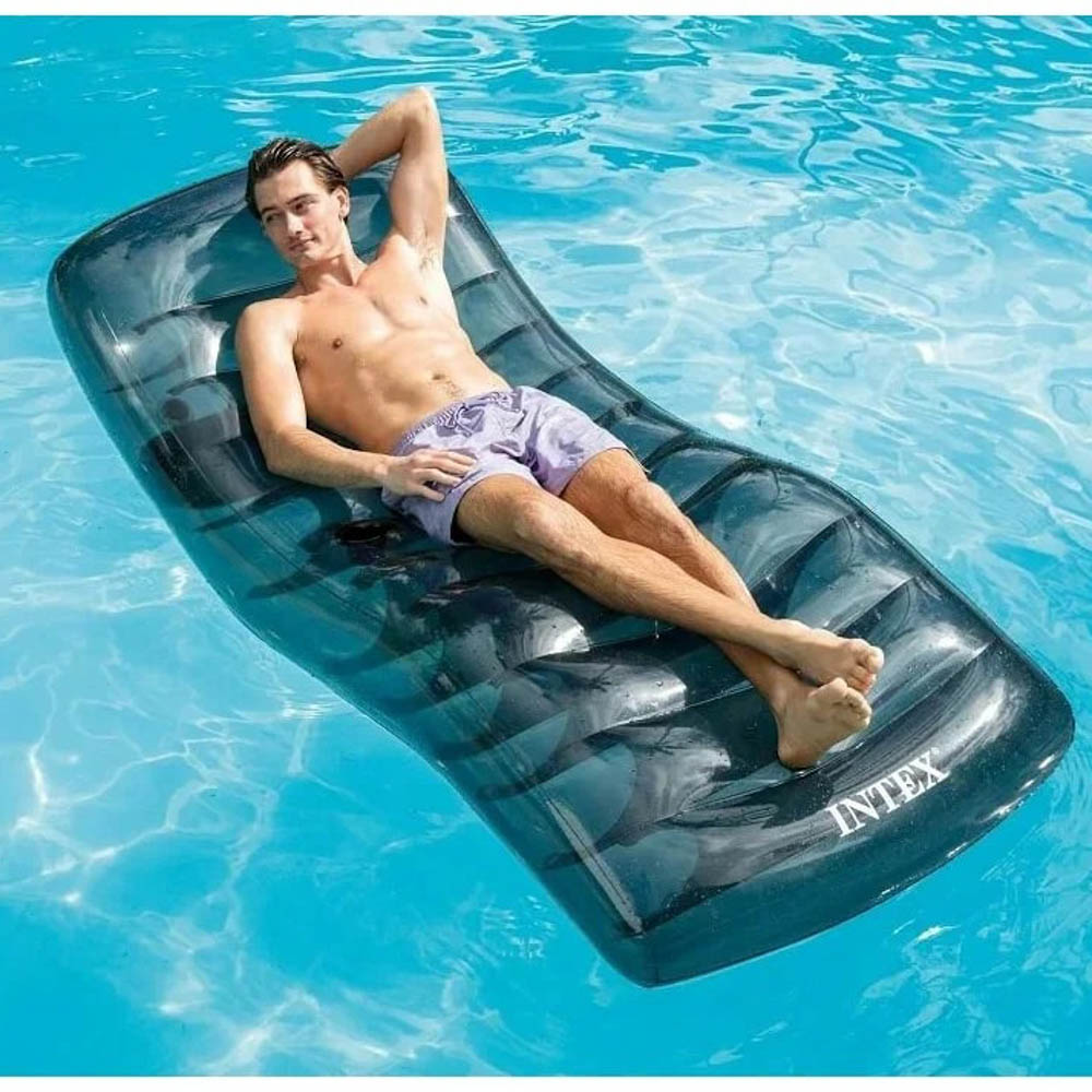 INTEX Шезлонг надувной COOL GREY LOUNGE, 56875, арт.№ 060-054