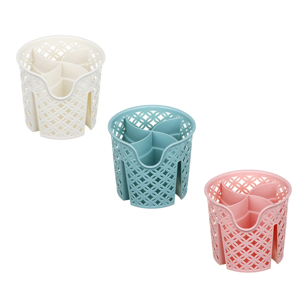 VETTA Подставка для кухонных приборов, полипропилен, 13,5х12см, 3 цвета, арт.№ 485-003