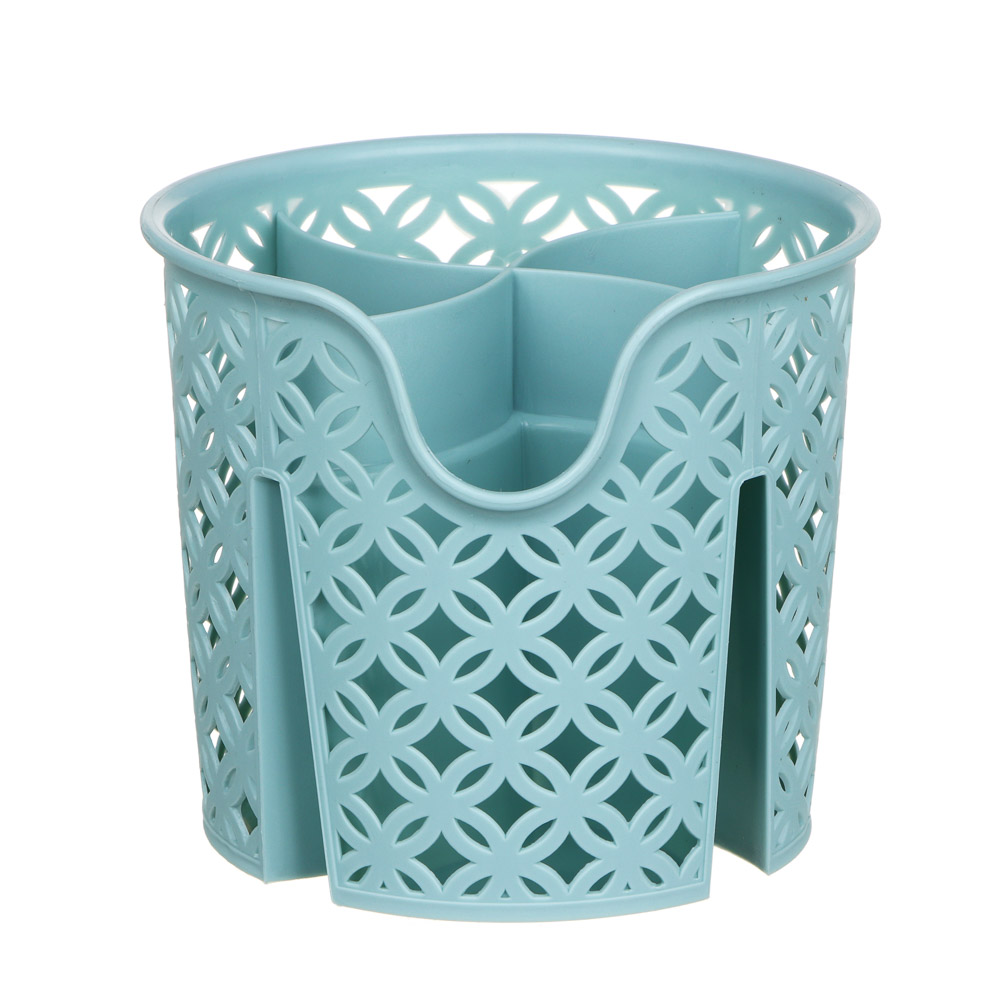 VETTA Подставка для кухонных приборов, полипропилен, 13,5х12см, 3 цвета, арт.№ 485-003