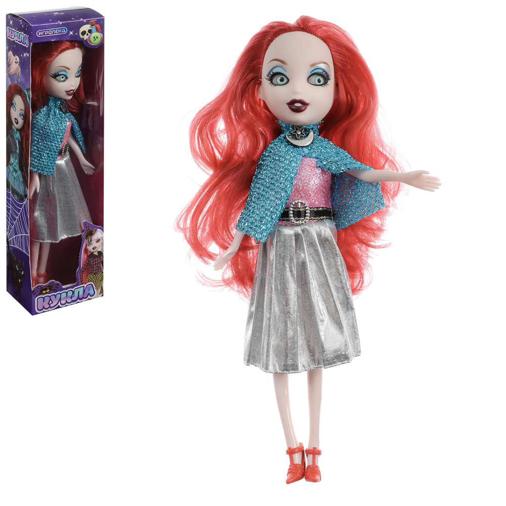 ИГРОЛЕНД Кукла Монстрик, PP,PVC, полиэстер 24см, 6 дизайнов, 13х28х5см, арт.№ 267-719