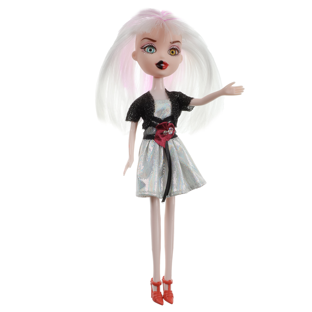 ИГРОЛЕНД Кукла Монстрик, PP,PVC, полиэстер 24см, 6 дизайнов, 13х28х5см, арт.№ 267-719