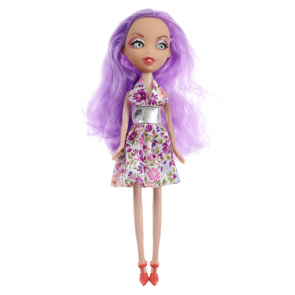 ИГРОЛЕНД Кукла Монстрик, PP,PVC, полиэстер 24см, 6 дизайнов, 13х28х5см, арт.№ 267-719