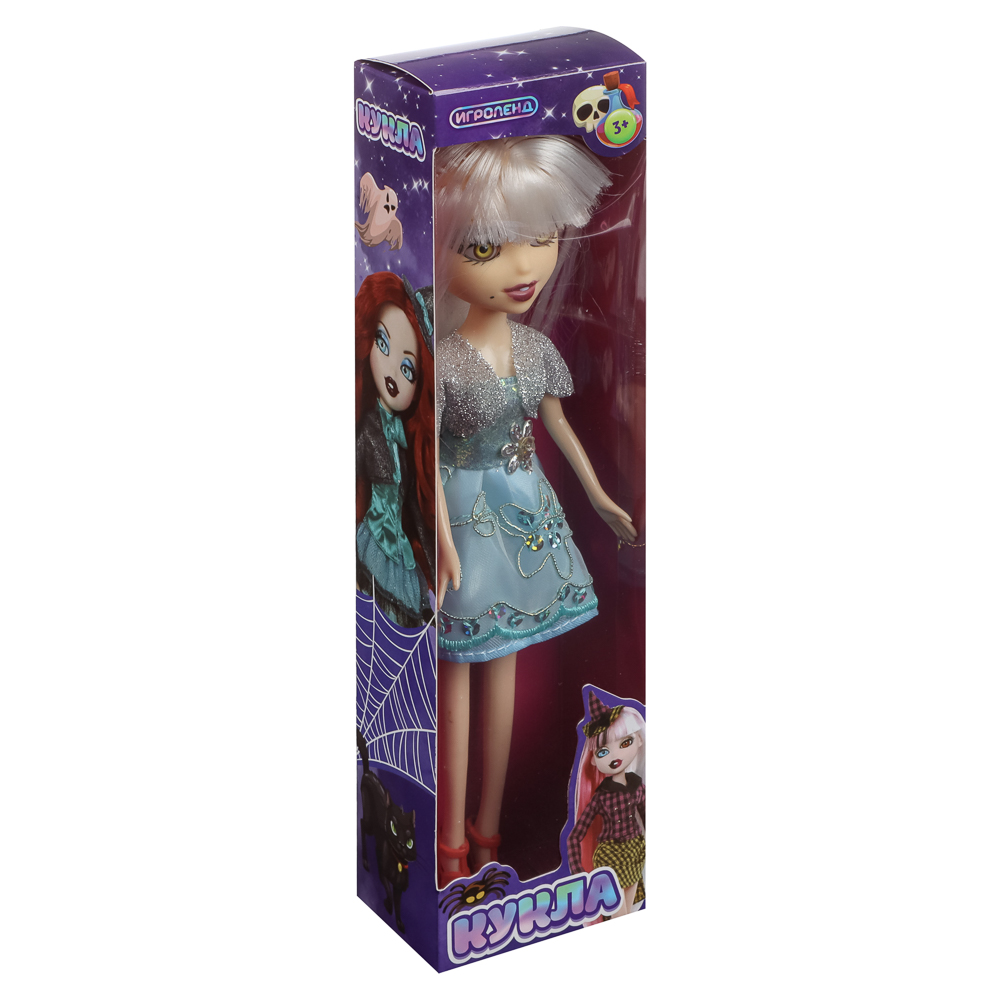 ИГРОЛЕНД Кукла Монстрик, PP,PVC, полиэстер 24см, 6 дизайнов, 13х28х5см, арт.№ 267-719