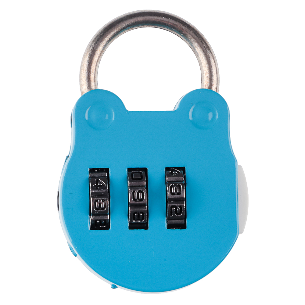 ЕРМАК Замок цифровой на блистере, металл, 3 цвета, CR-19В, арт.№ 468-044