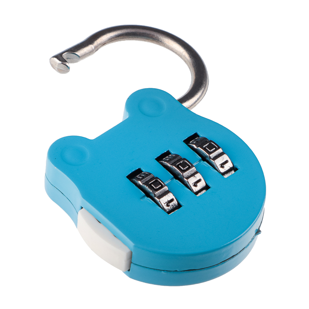 ЕРМАК Замок цифровой на блистере, металл, 3 цвета, CR-19В, арт.№ 468-044