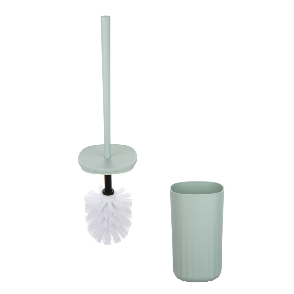 Ёрш для унитаза тм VETTA Сидней, пластик, PP, оливковый, 9,5x39,5см, арт.№ 463-578