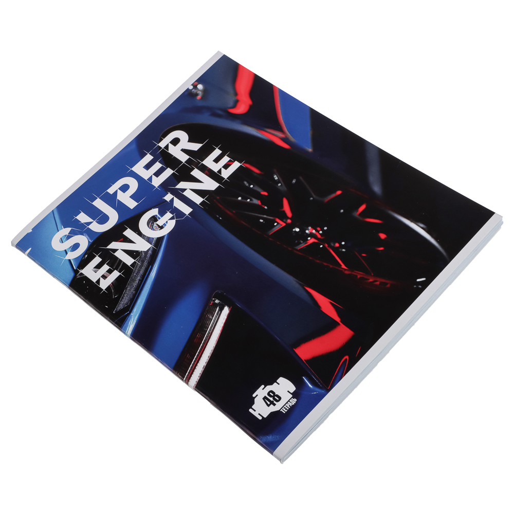 Тетрадь 48л. ClipStudio А5, в клетку, БЕЛЫЕ ЛИСТЫ, обложка картон, скрепка, 5 дизайнов, арт.№ 578-002