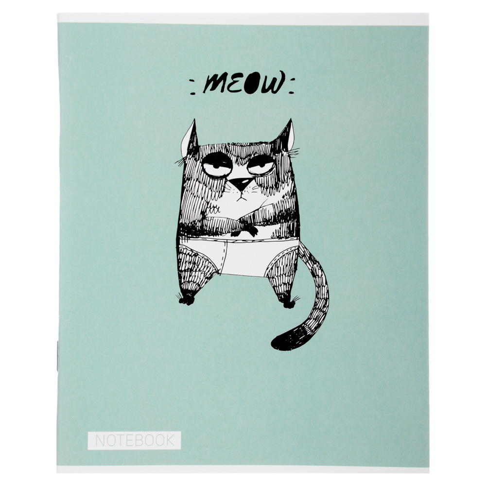 Тетрадь 48л. в клетку ПРЕМИУМ, офсет, обл.картон, скрепка, "Микс", эффекты, арт.№ 578-018