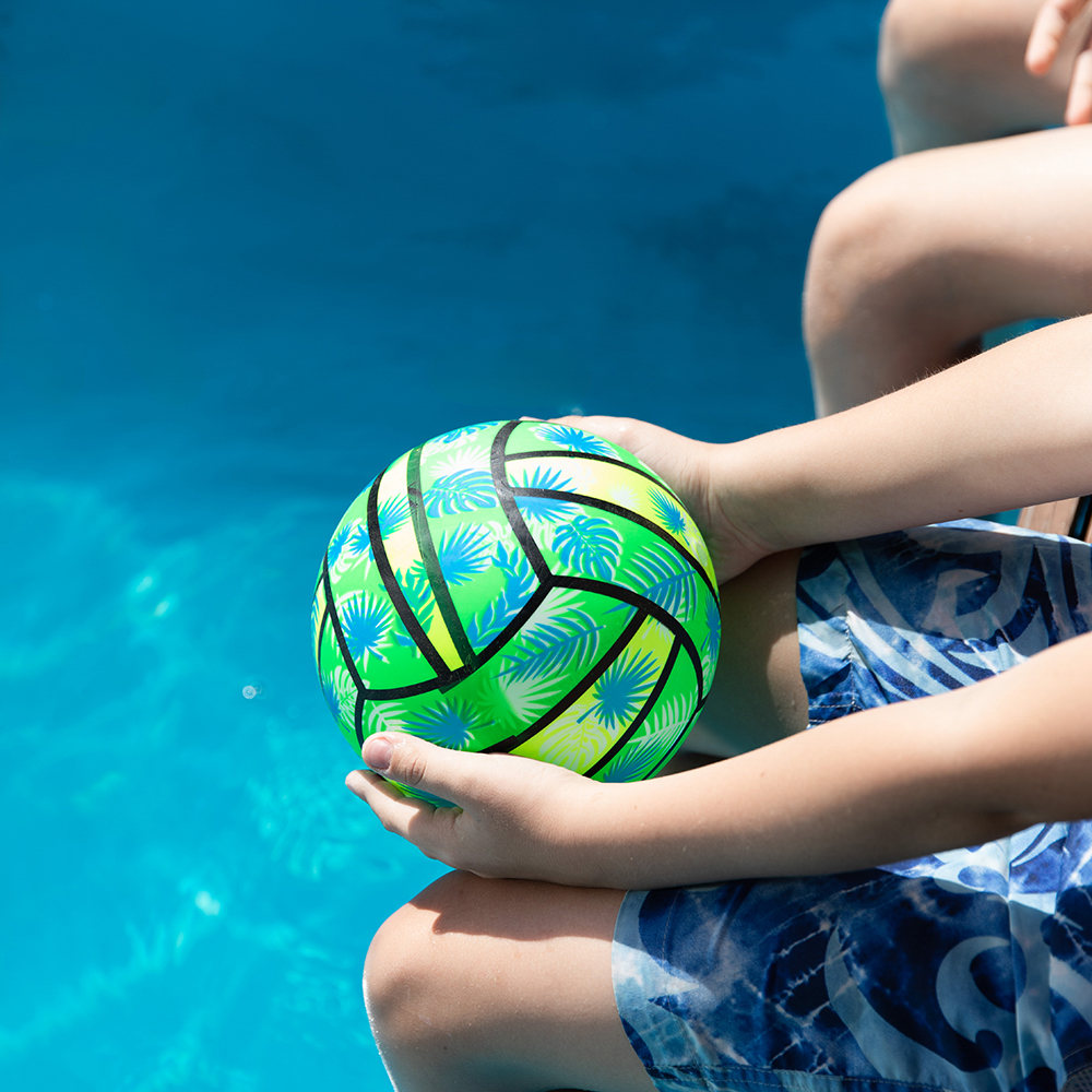 SILAPRO Мяч пляжный Пальмовая ветвь 22см, ПВХ, 60г (+-10%), арт.№ 134-196