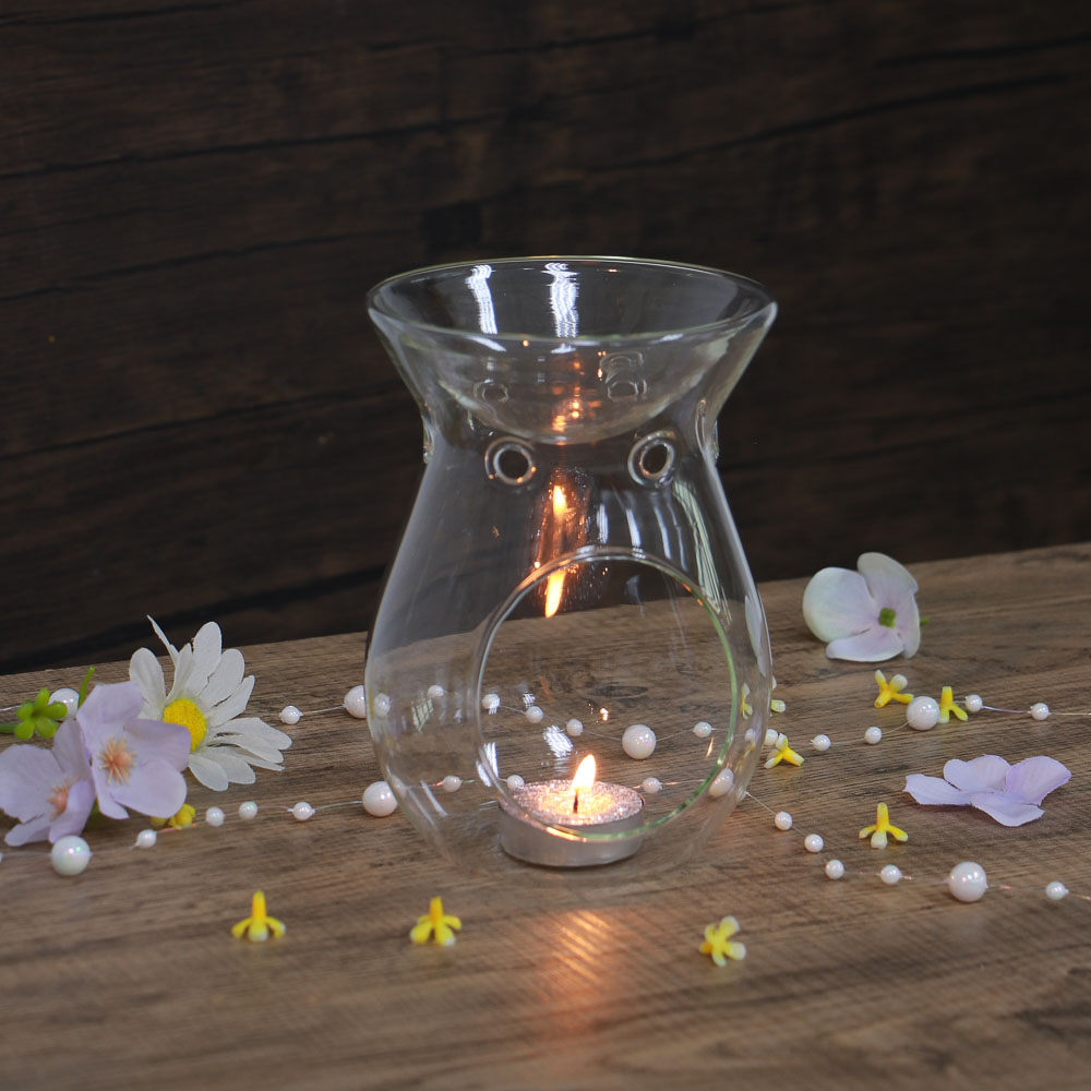 Аромалампа стеклянная, 10,8x10,8x14,5 см, арт.№ 471-028