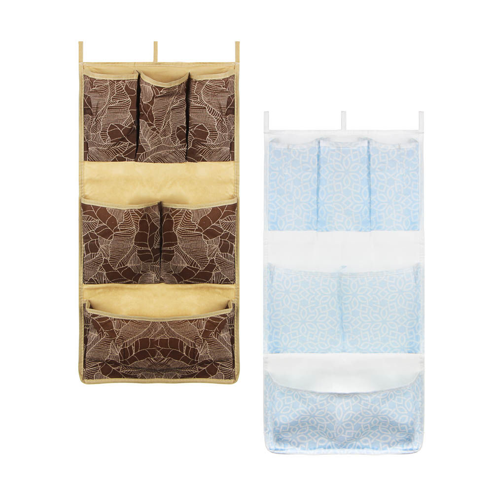 VETTA Верона Органайзер подвесной для мелочей 30х60см (6 карманов), спанбонд, ПЕВА, 2 цвета, арт.№ 457-525