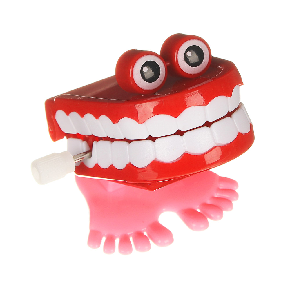 ИГРОЛЕНД Игрушка "Заводная страшилка", пластик, 8,5х5х5см, 9 дизайнов, арт.№ 295-182