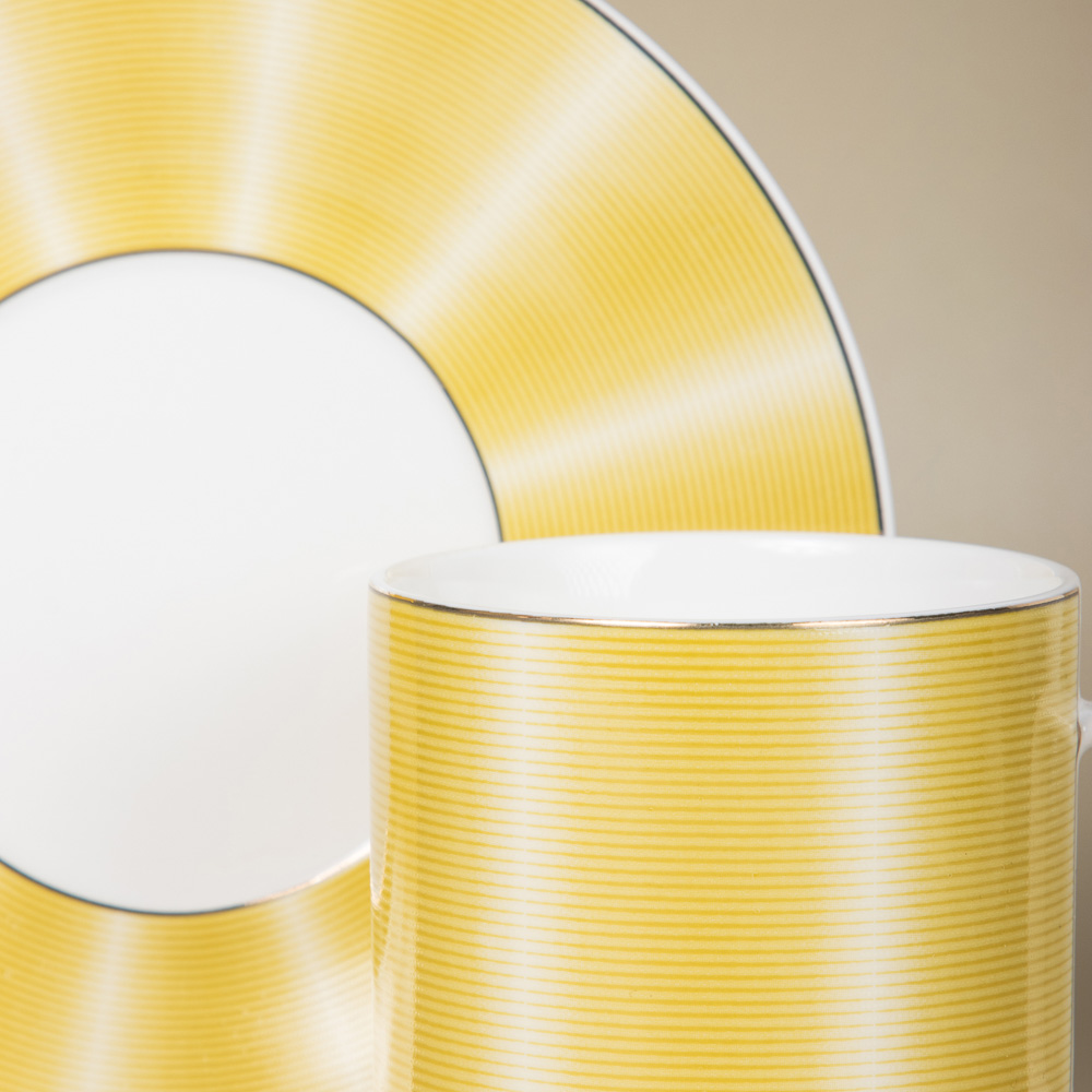 MILLIMI Голд Набор чайный 4 пр., 220мл, 15см, фарфор, арт.№ 802-472