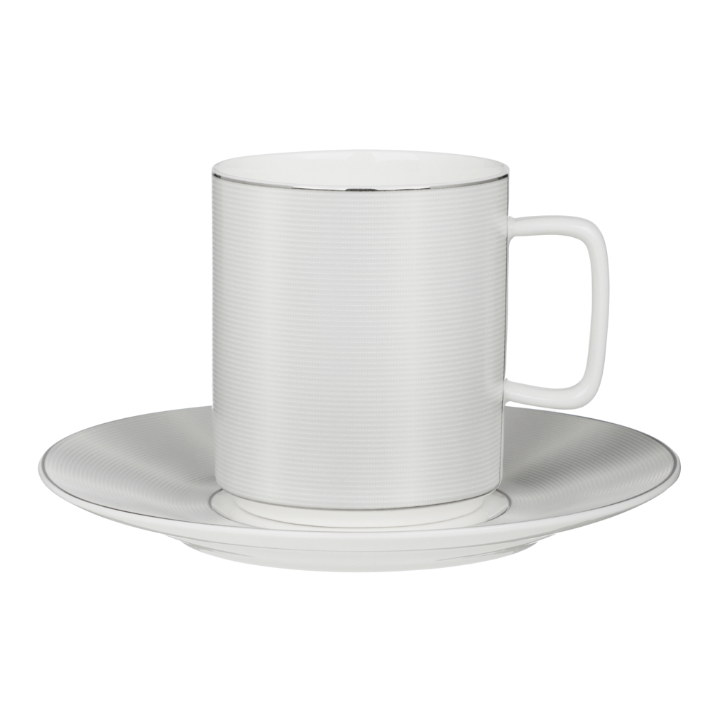 MILLIMI Сильвер Набор чайный 4 пр., 220мл, 15см, фарфор, арт.№ 802-473