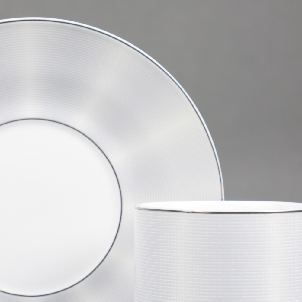 MILLIMI Сильвер Набор чайный 4 пр., 220мл, 15см, фарфор, арт.№ 802-473