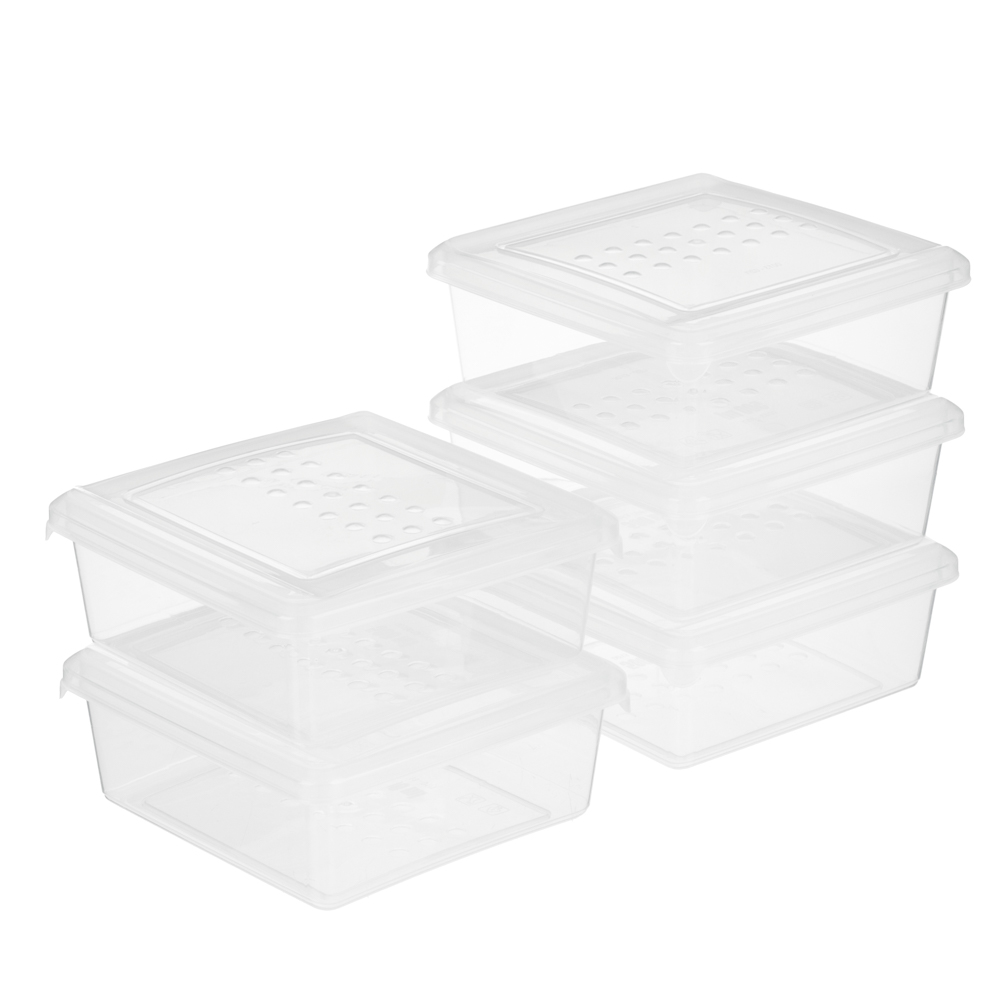 Набор контейнеров для заморозки 0,5 л 5шт, пластик, арт.№ 861-299