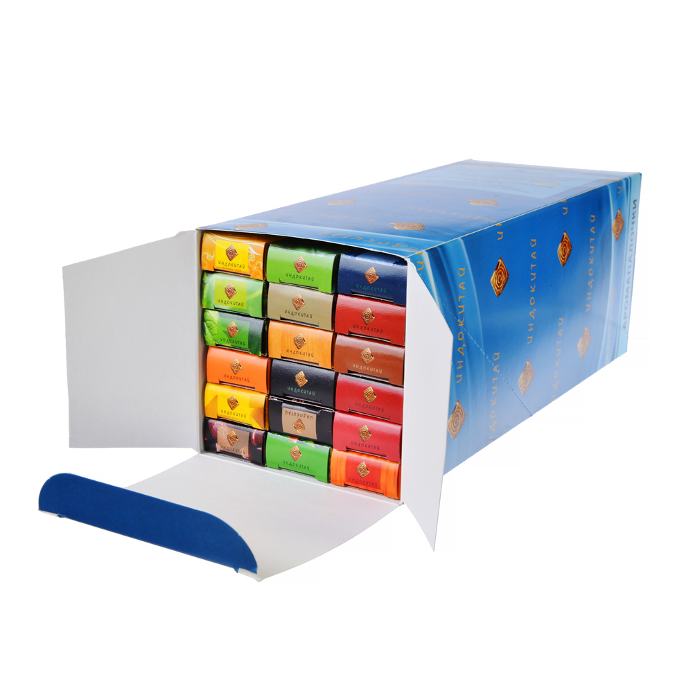 Аромапалочки в прямоугольной упаковке, 18 ароматов, NR-20, арт.№ 425-142