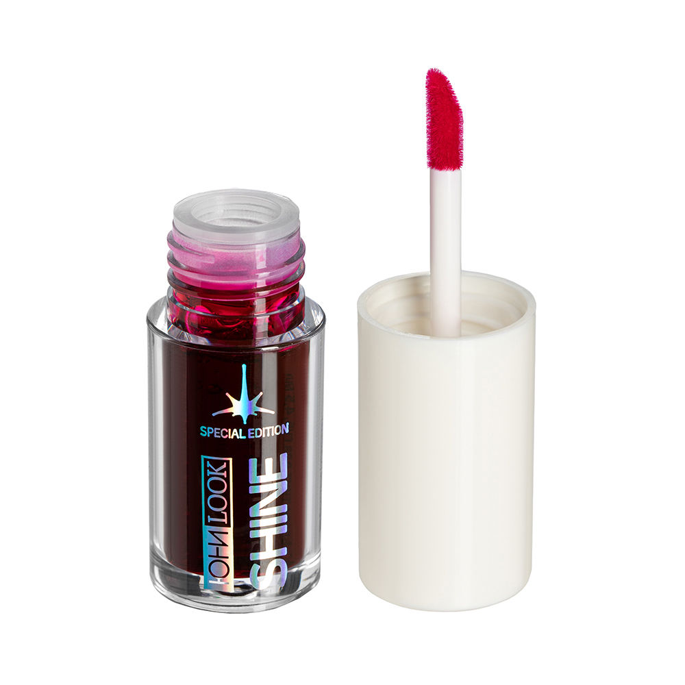 ЮНИLOOK Шайн Блеск-тинт для губ, 4,5 мл, тон 01, лилово-малиновый, арт.№ 330-004