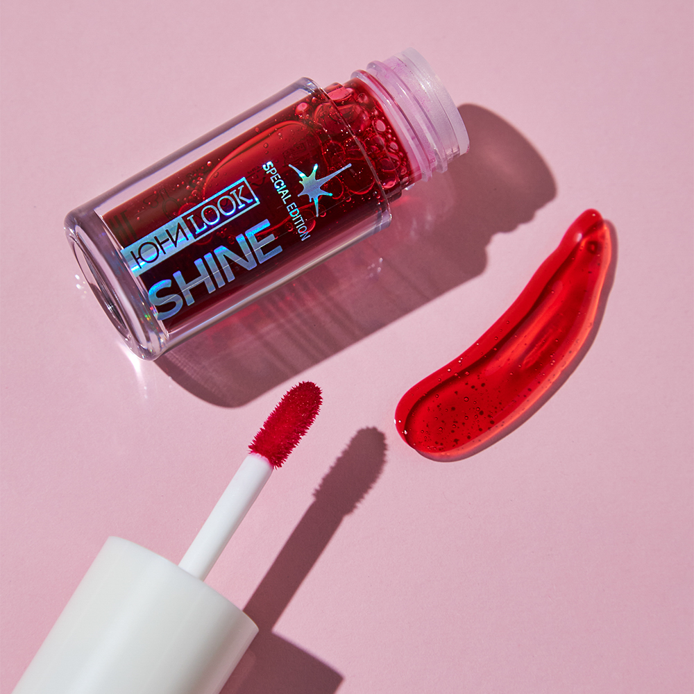 ЮНИLOOK Шайн Блеск-тинт для губ, 4,5 мл, тон 02, пламенно-красный, арт.№ 330-005