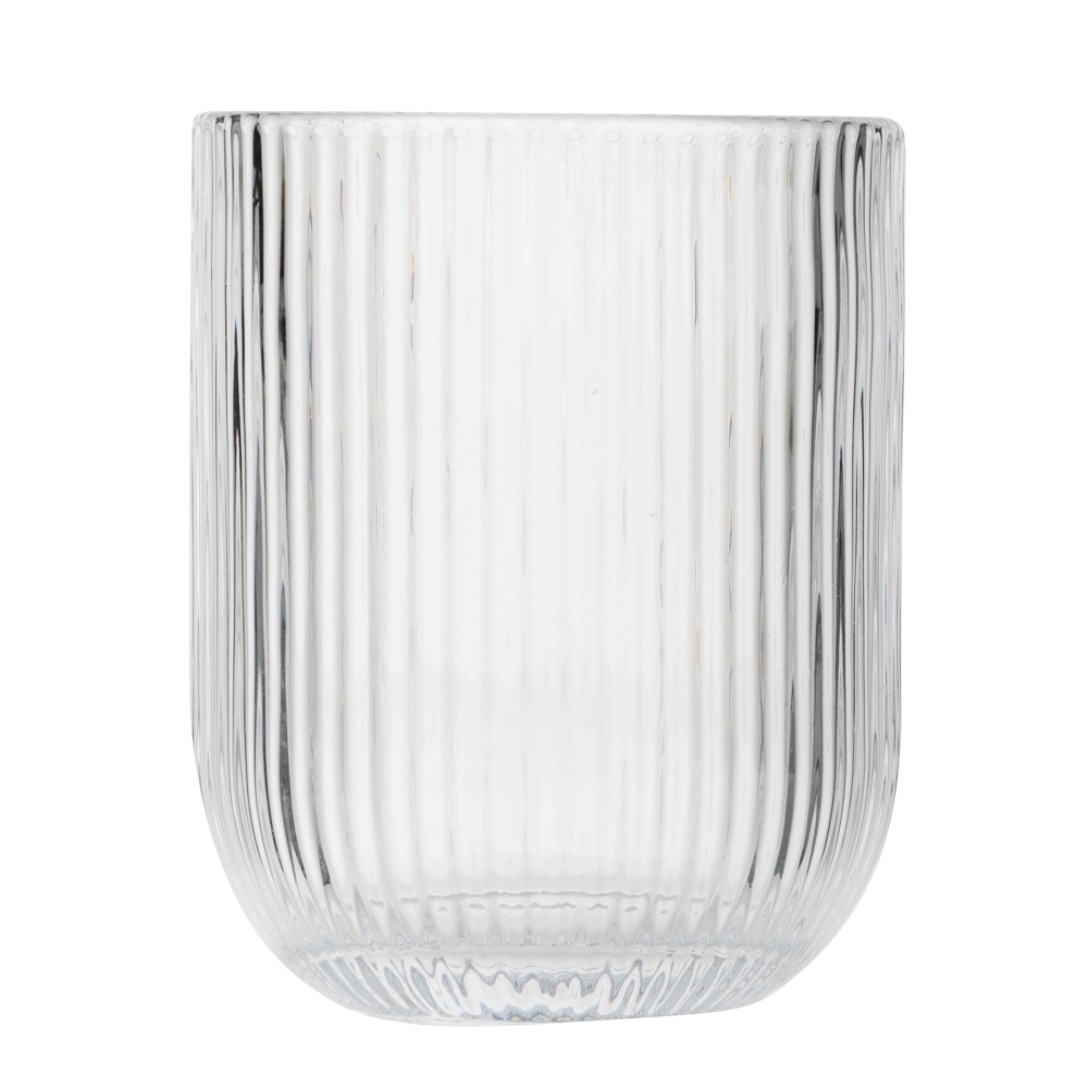 MILLIMI Стакан Грея, 250мл, стекло, прозрачный, рифленый, арт.№ 878-624