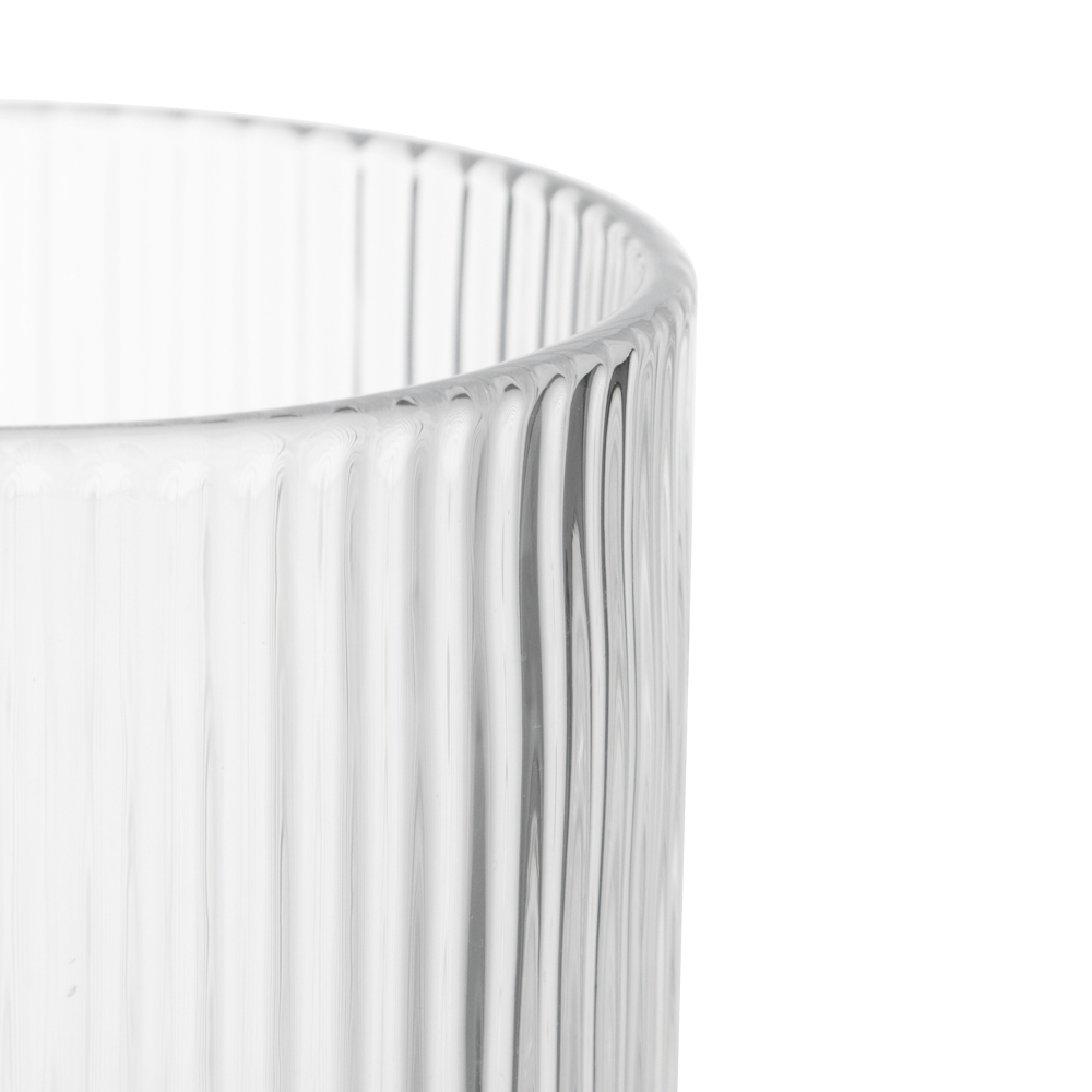 MILLIMI Стакан Грея, 250мл, стекло, прозрачный, рифленый, арт.№ 878-624