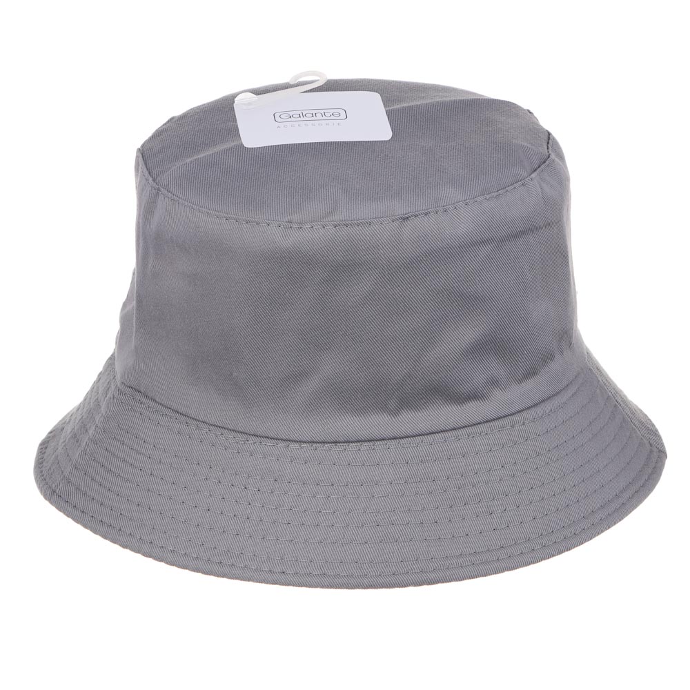 GALANTE Панама взрослая однотонная, р.58, 80% хлопок, 20% полиэстер, 3 цвета, ВЛ23-07, арт.№ 314-736