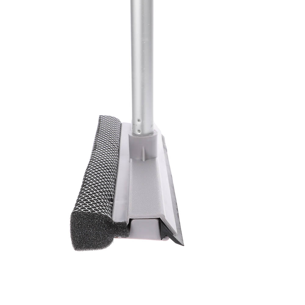 Окномойка тм VETTA, телескоп. ручка 65-111см, алюминий, водосгон ТПР 25см, поролон, цвет серый, арт.№ 444-017