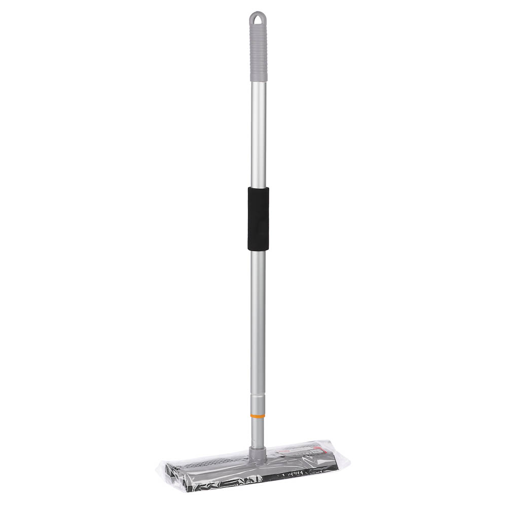 Окномойка тм VETTA, телескоп. ручка 65-111см, алюминий, водосгон ТПР 25см, поролон, цвет серый, арт.№ 444-017