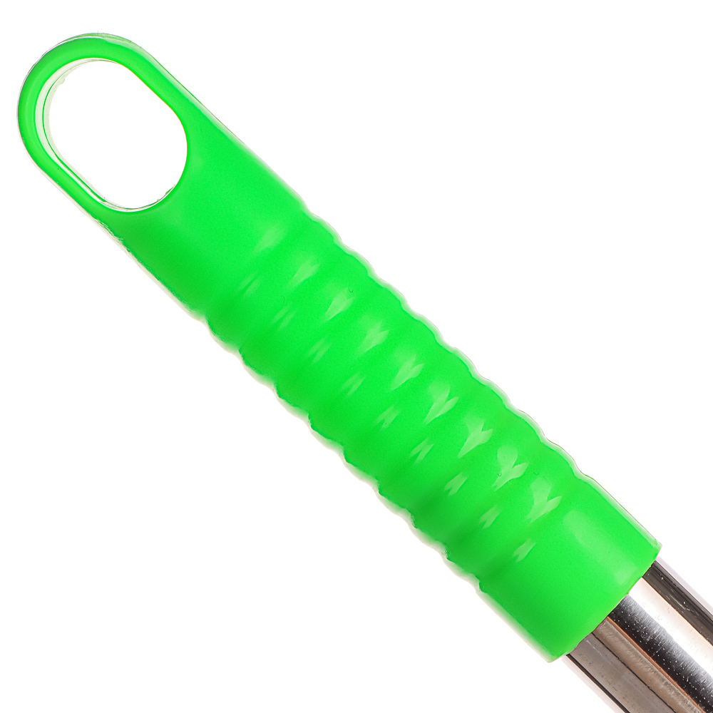 Швабра с отжимом и сменной насадкой ПВА тм VETTA, телеск.ручка 78-110см, нерж. сталь, 2 ряда роликов, арт.№ 444-166