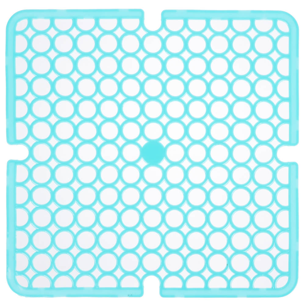 Коврик в раковину противоскользящий тм VETTA Кругляш, 27,5х27,5см, ПВХ, 4 цвета, арт.№ 444-177