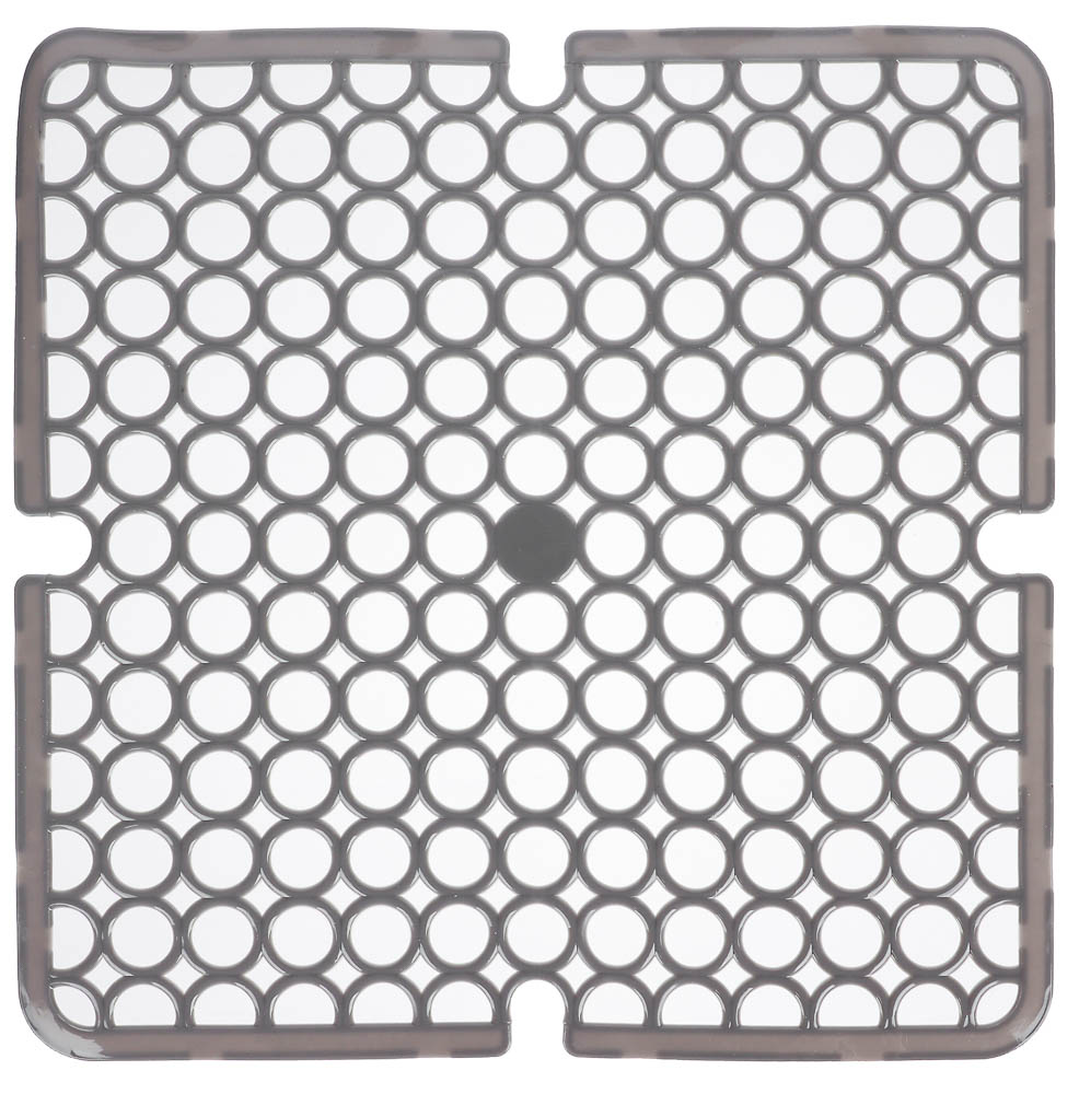 Коврик в раковину противоскользящий тм VETTA Кругляш, 27,5х27,5см, ПВХ, 4 цвета, арт.№ 444-177