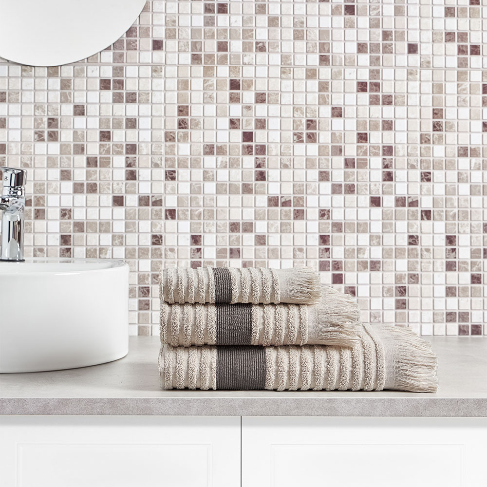 PROVANCE Хейзел Полотенце махровое, 100% хлопок, 30х50см, 500гр/м, бежевый, арт.№ 484-140